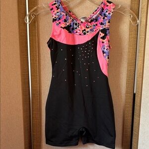 Girls Danskin Freestyle Pink and Purple Leotard medium